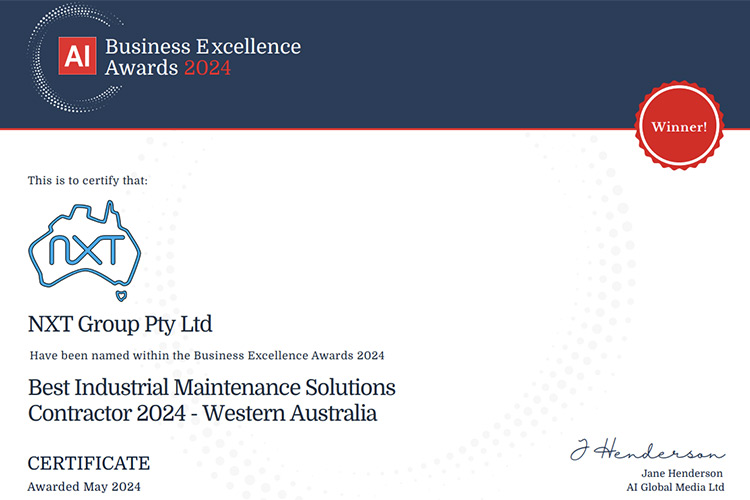 NXT Group- Individual Maintenance Solutions Contractor Award